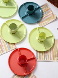 mid-century Redmon picnic basket set