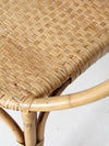 mid-century rattan chair