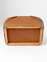 mid-century Redmon picnic basket set