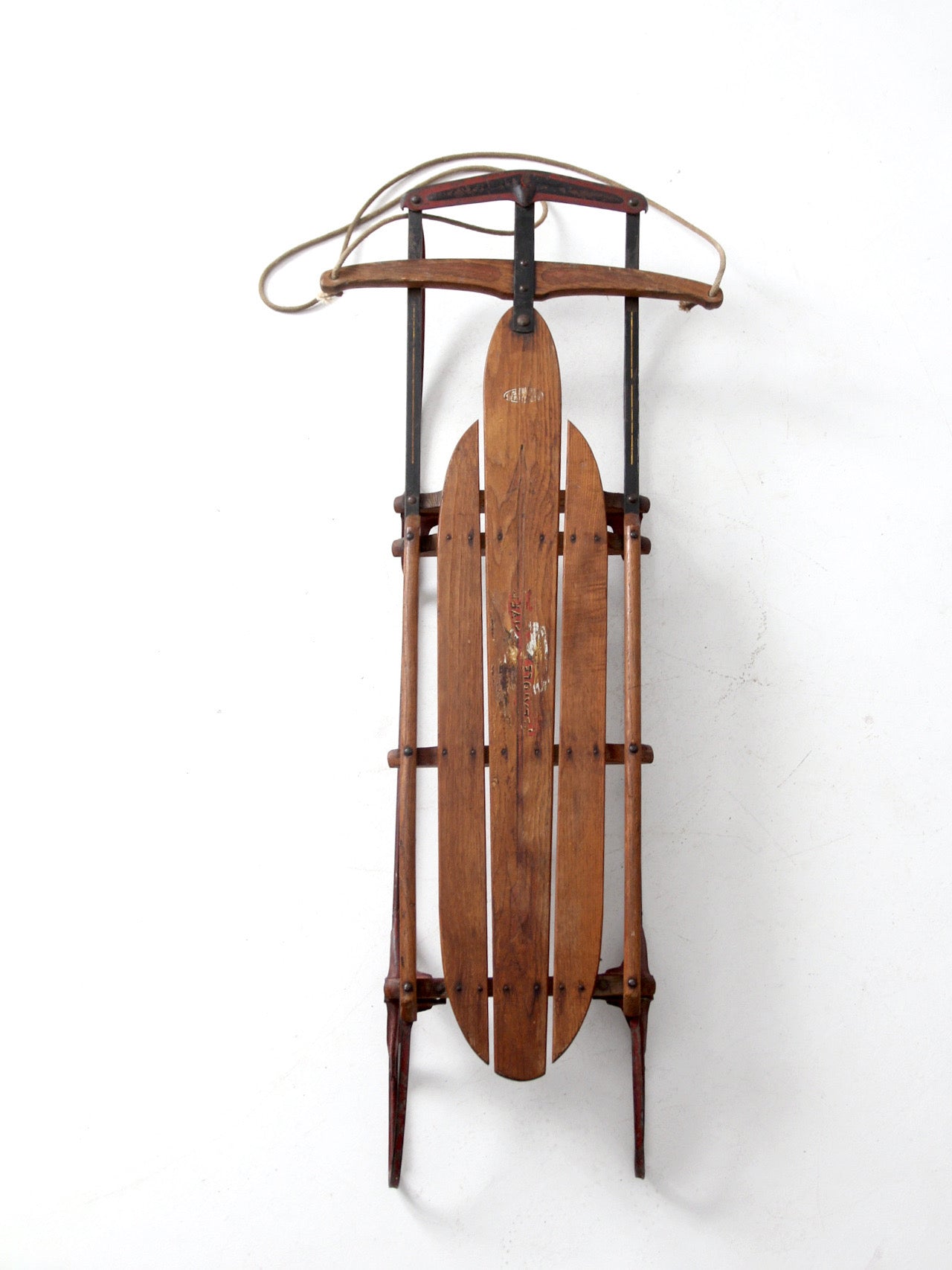 Flexible Flyer Airline Series ヴィンテージ木製ソリ Flexible Flyer Airline Junior Sled - VintageWinter