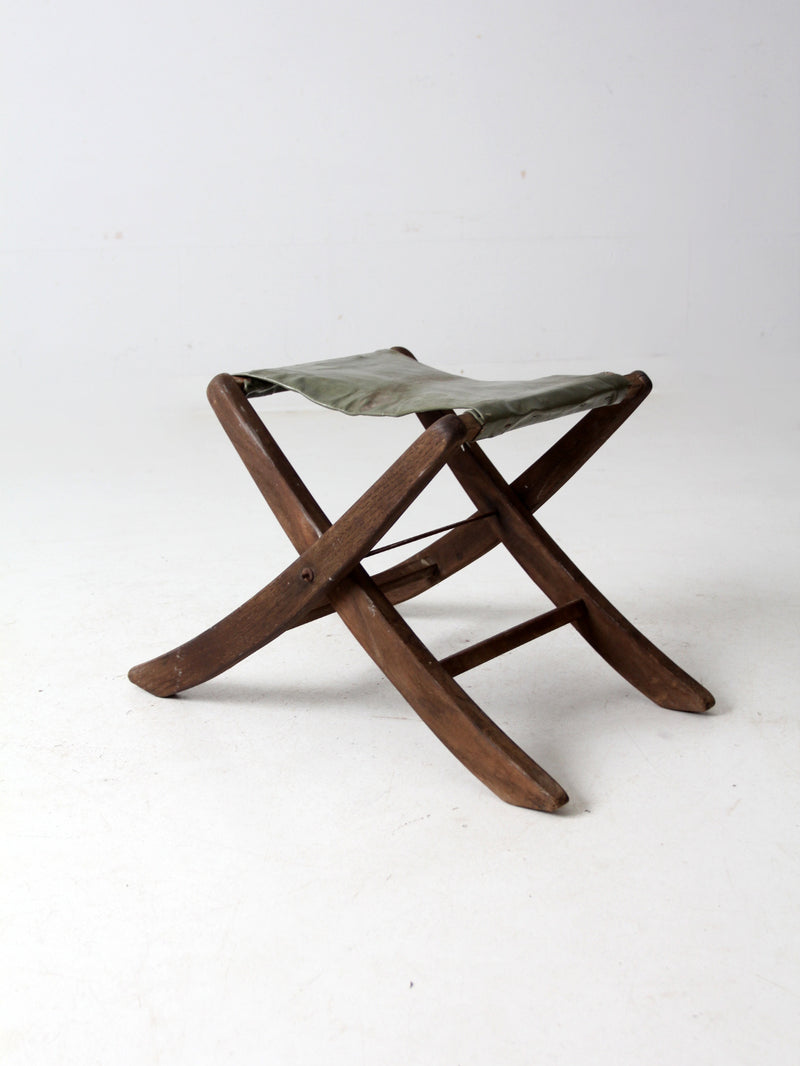 vintage camp stool