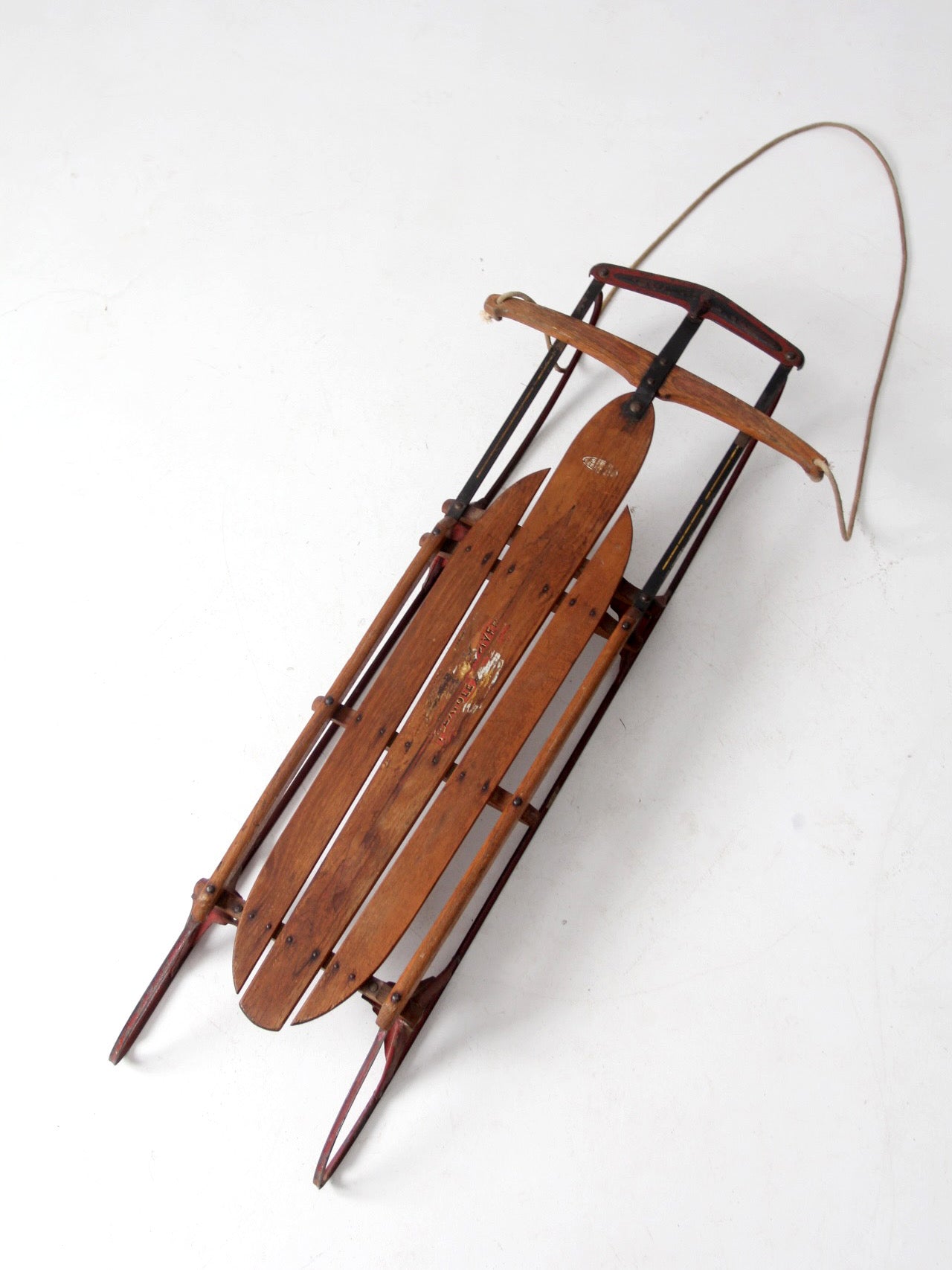 Flexible Flyer Airline Series ヴィンテージ木製ソリ Flexible Flyer Airline Junior Sled - VintageWinter