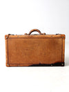 antique leather suitcase