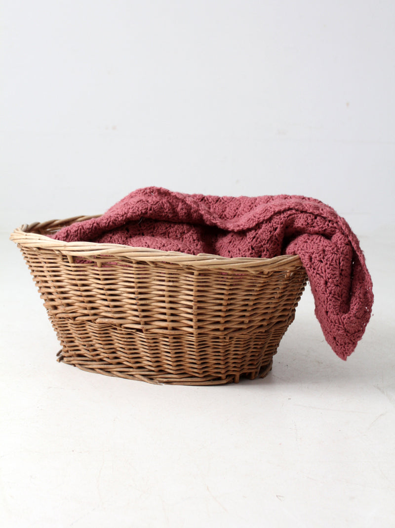 antique wicker basket