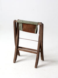 vintage camp stool