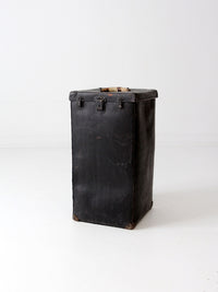 antique vulcanized fiber instrument case