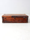 antique leather suitcase