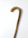 vintage wooden cane