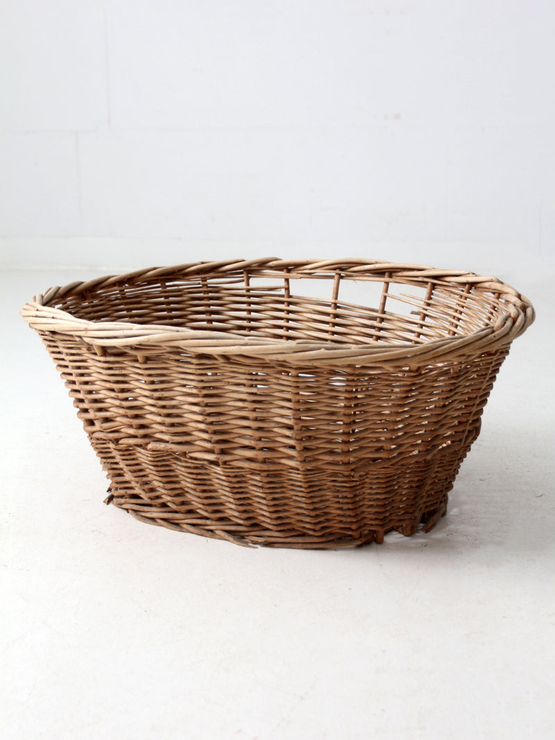 antique wicker basket