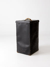 antique vulcanized fiber instrument case
