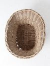antique wicker basket