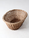 antique wicker basket