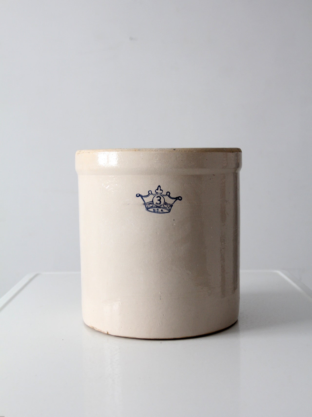 antique Western Stoneware 3 gallon crock