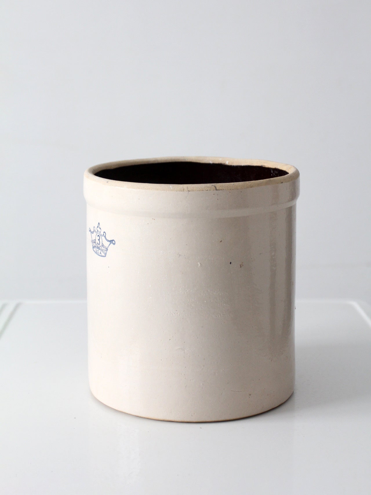 antique Western Stoneware 3 gallon crock