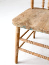 antique spindle back chair