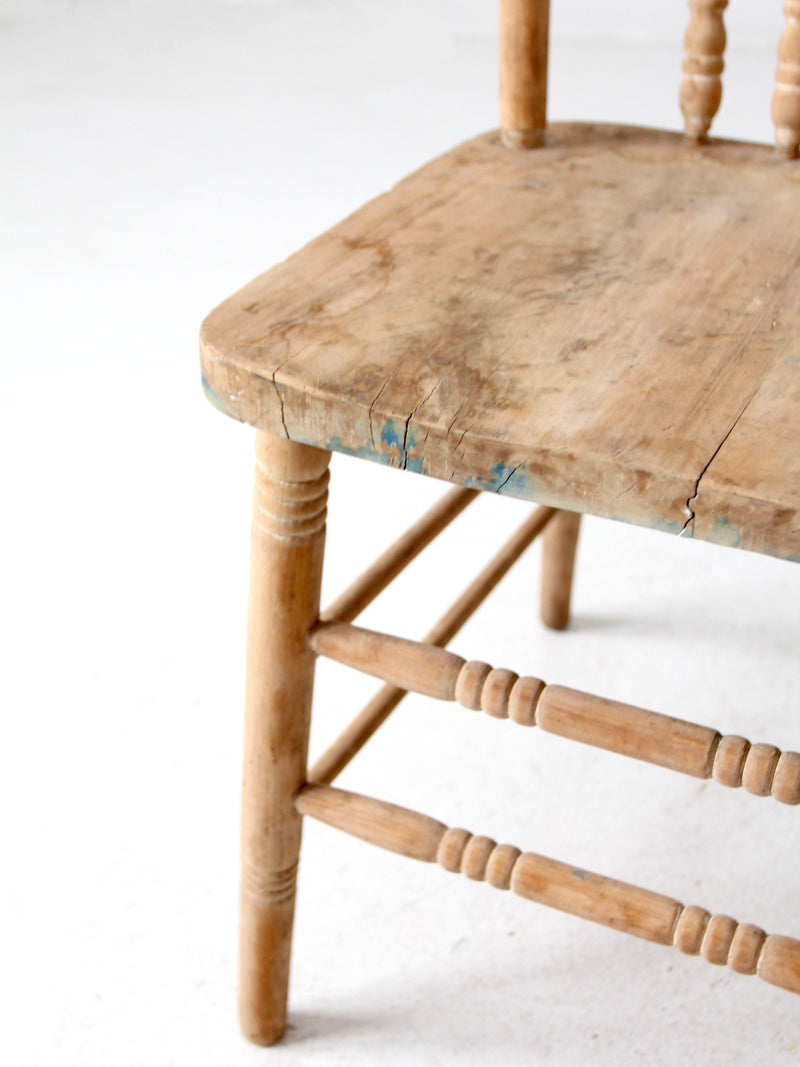 antique spindle back chair