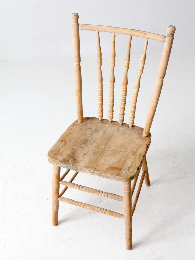 antique spindle back chair