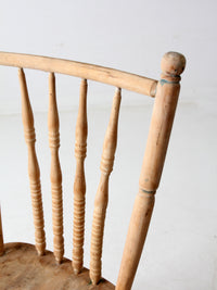 antique spindle back chair