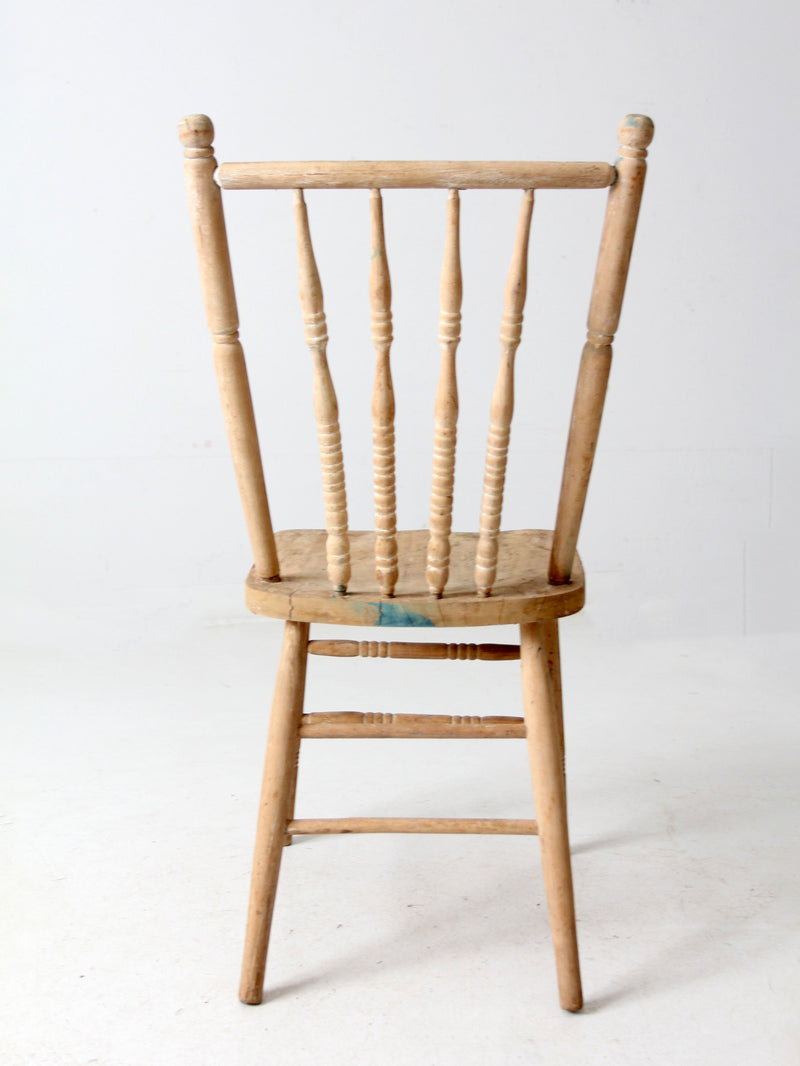 antique spindle back chair