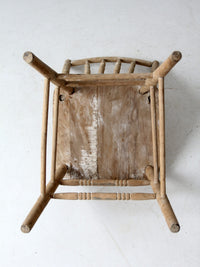 antique spindle back chair