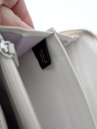 vintage Coach pastel monogram zip around wallet