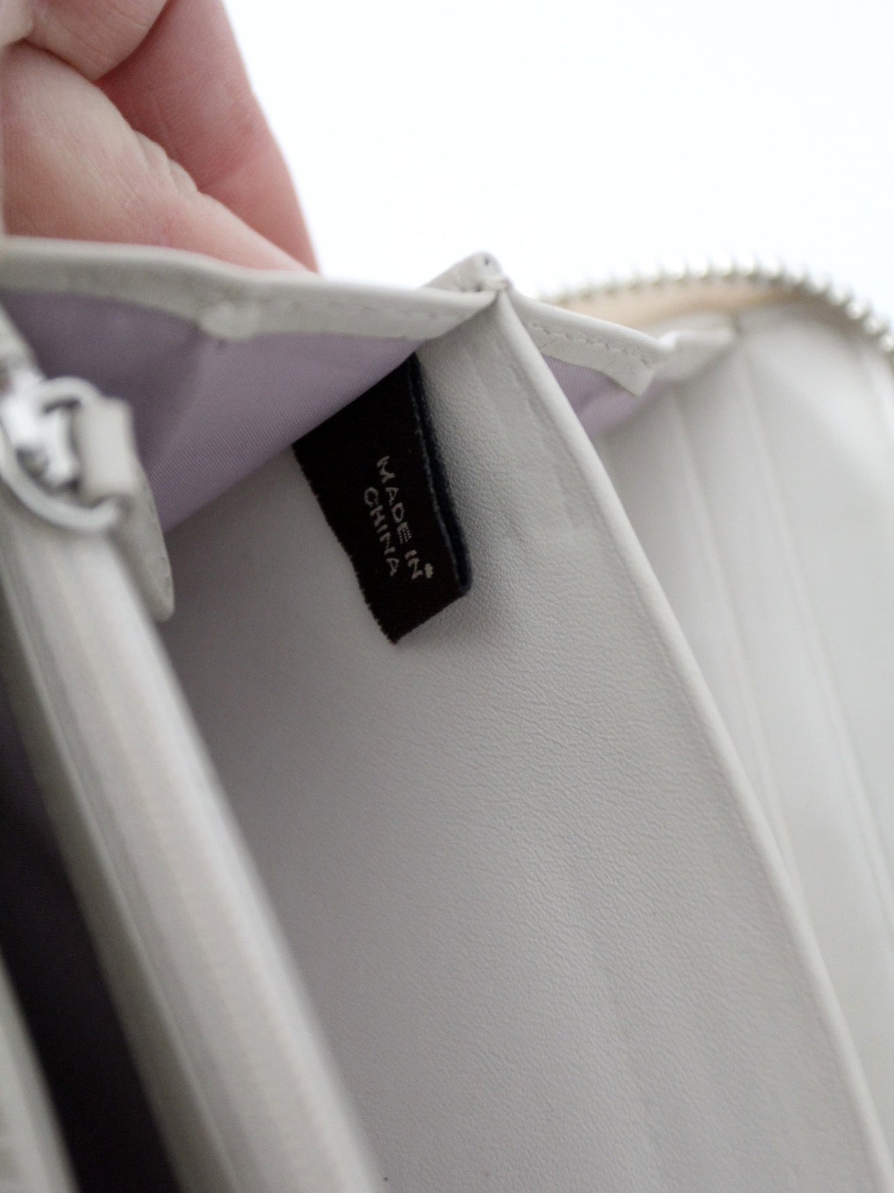 vintage Coach pastel monogram zip around wallet