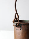 antique copper kettle