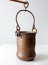 antique copper kettle