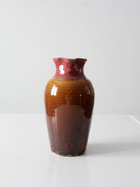 vintage handmade studio pottery pitcher
