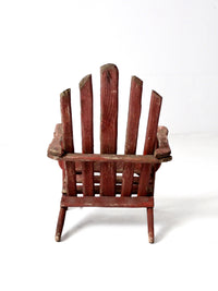 vintage children's Adirondack chair