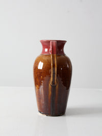 vintage handmade studio pottery pitcher