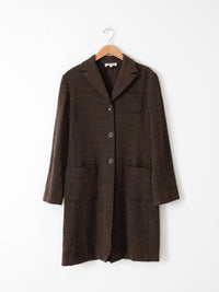 vintage 90s Parallel wool coat