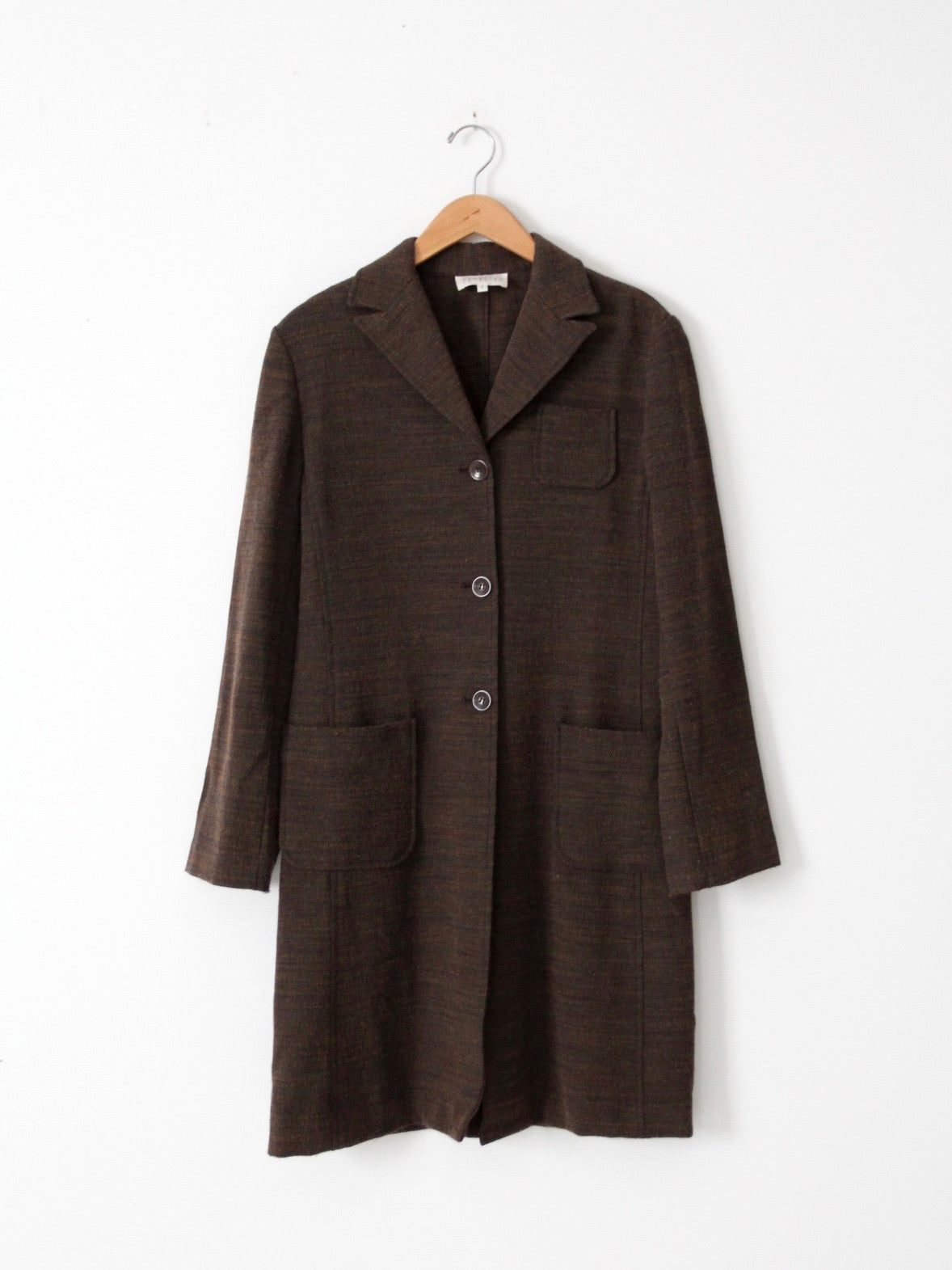 vintage 90s Parallel wool coat