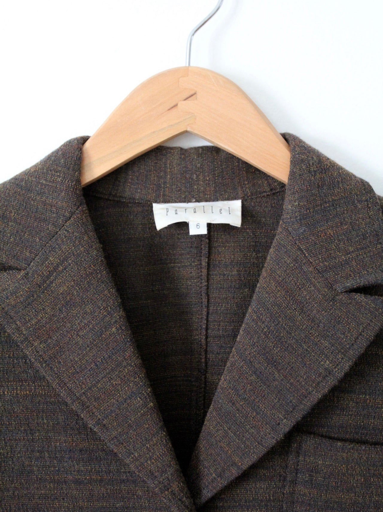 vintage 90s Parallel wool coat