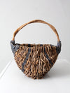 vintage buttocks basket