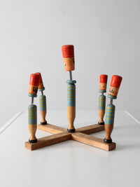 mid-century Japanese bobblehead toy sculpture