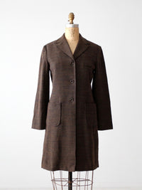 vintage 90s Parallel wool coat
