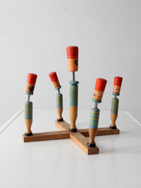 mid-century Japanese bobblehead toy sculpture