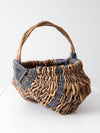vintage buttocks basket