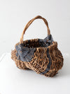vintage buttocks basket