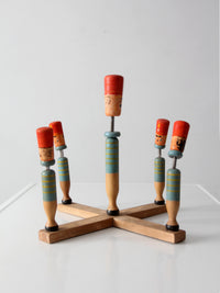 mid-century Japanese bobblehead toy sculpture