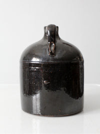 antique American stoneware jug