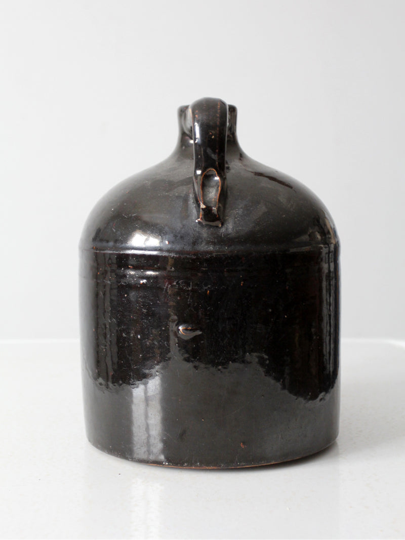 antique American stoneware jug