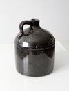 antique American stoneware jug