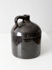 antique American stoneware jug