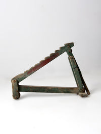 antique primitive wagon jack