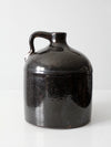 antique American stoneware jug