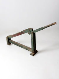antique primitive wagon jack