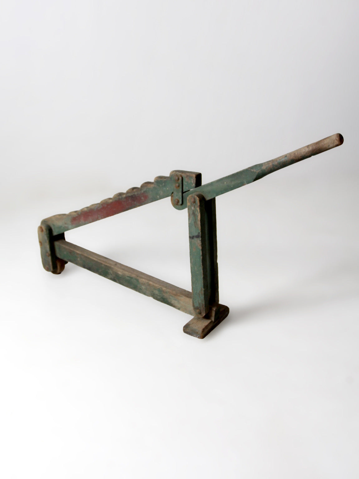 antique primitive wagon jack