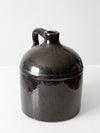 antique American stoneware jug
